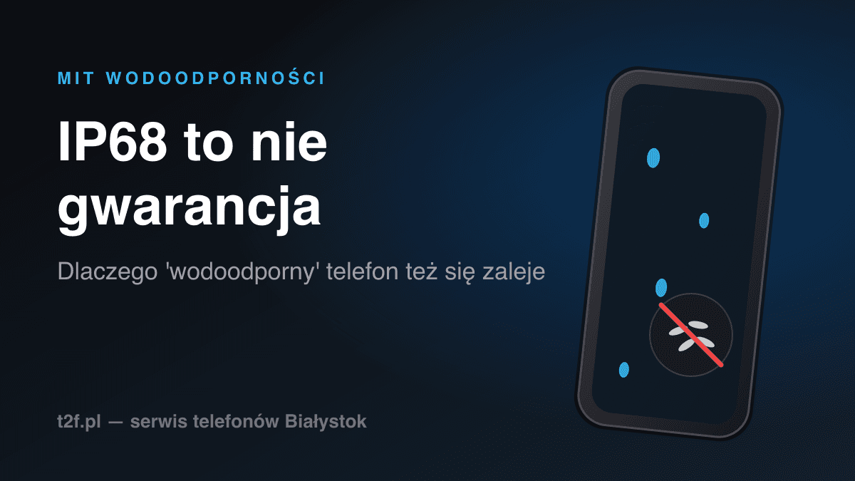 IP68 to nie gwarancja — mit wodoodporności, który kosztuje najwięcej